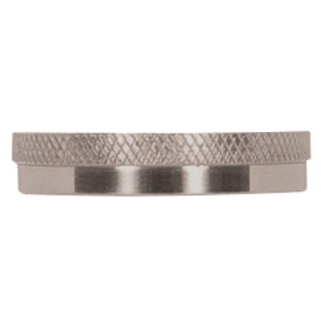 Stamped Solid Brass Uno Ring - Polished Nickel Finish - 1-1/4" Inner Diameter - 1-1/2" Outer Diameter