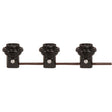 3-Light Phenolic Threaded Candelabra Harness Set - 1-1/4" With Shoulder and Phenolic Ring - 6" Centers 18" Tail - 75W - 125V