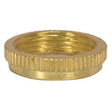 Ring For Threaded And Candelabra Sockets - 1" Outer Diameter - 3/4" Inner Diameter - 13/16" Thread Size - 20 TPI - Brass Finish