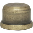 1/2" Finial - Zinc Die Cast 1/4-27 - Antique Brass Finish