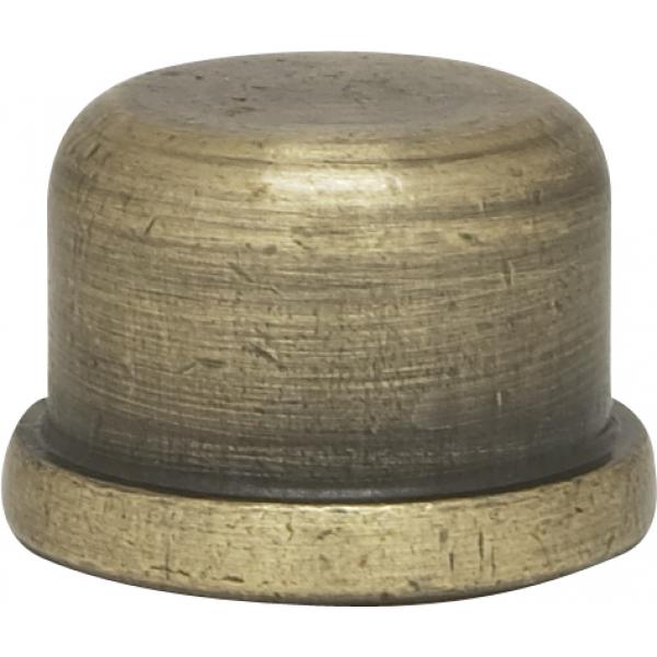 1/2" Finial - Zinc Die Cast 1/4-27 - Antique Brass Finish