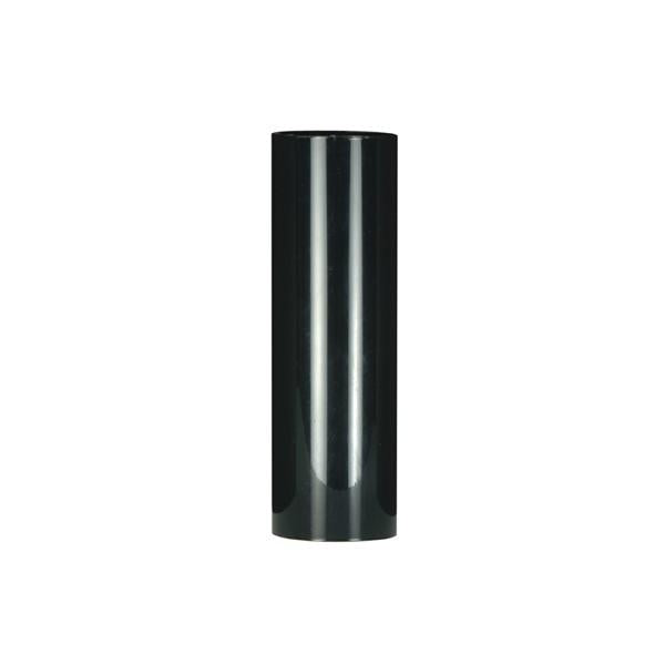 Plastic Candle Cover - Black Plastic - 1-3/16" Inside Diameter - 1-1/4" Outside Diameter - 4" Height