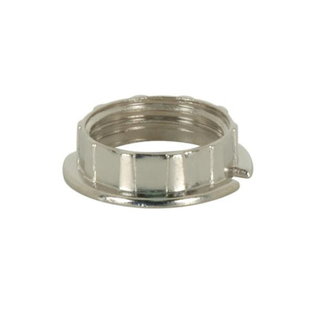 Chrome Ring For Tubular Glass - 3/4" Inner Diameter - 1-1/6" Outer Diameter