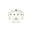 Horizontal Snap-In Mounting Multiple Bottom Push-In Wiring Ports Metal-Spring Lamp Retainer Clip 660W-600V 15/8"H x 17/8"W x 3/4"D