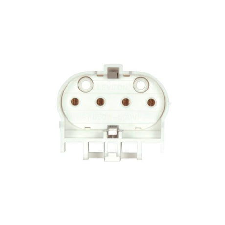 Horizontal Snap-In Mounting Multiple Bottom Push-In Wiring Ports Metal-Spring Lamp Retainer Clip 660W-600V 15/8"H x 17/8"W x 3/4"D