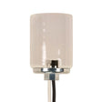 Keyless Porcelain Mogul Socket With Metal 1/4 IP Cap - 2 Wireways - 1-3/8" Center To Center - Glazed - 1500W - 600V