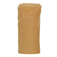 Edison Base Oversize Resin Full Drip - Amber Finish - 1-1/4" Inside Diameter - 2" Outside Diameter - 4" Height