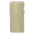 Edison Base Oversize Resin Full Drip - Ivory Finish - 1-1/4" Inside Diameter - 2" Outside Diameter - 4" Height