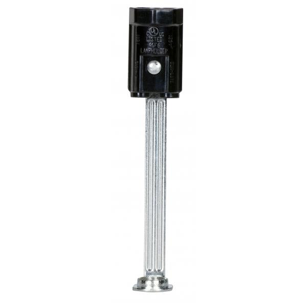 Push-In Terminal - No Paper Liner - 4" Height - Flange Type - Single Leg - 1/8 IP - Inside Extrusion - 3/4" Diameter - 75W - 125V