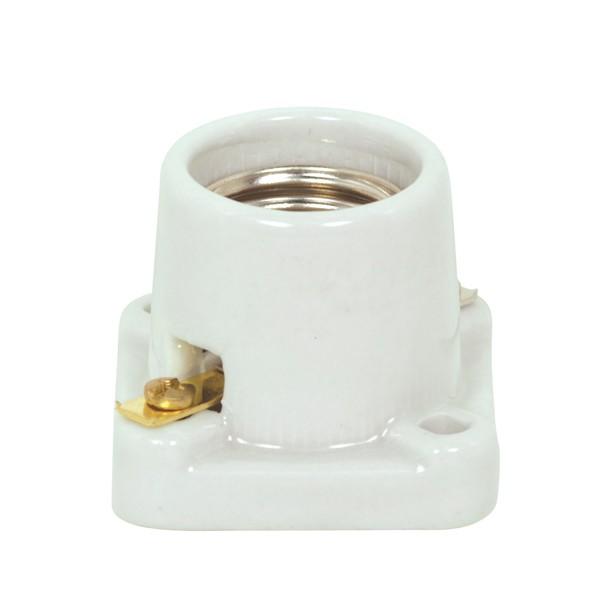 Medium Base Porcelain Pony Cleat - Screw Terminals - CSSNP Screw Shell - 1-11/16" Height - 2" Diameter - 660W - 250V