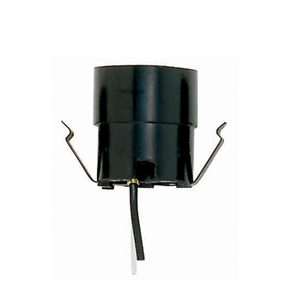 Snap-In Socket For 3 1/4"- 4" Holders - 12" AWM Leads - 1-1/2" Height - 1-1/4" Diameter - 660W - 250V