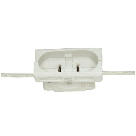 Porcelain Par 56 And 64 Connector - Mogul Base - 2-1/2" Width - 1-1/4" Height - 1-3/8" Diameter - 18" Leads - Unglazed - 1000W - 125V