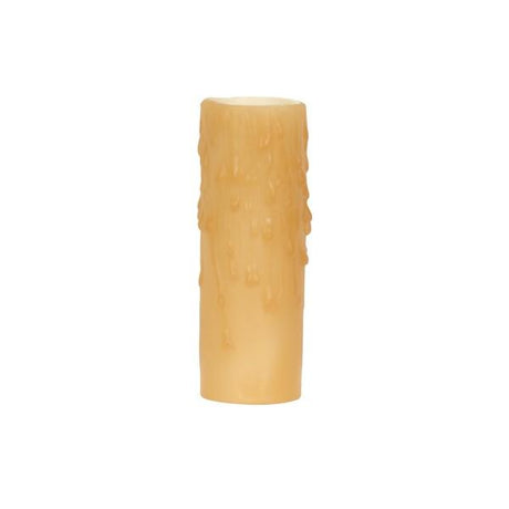 Bee's Drip (Bee's Wax) Candelabra Base - Amber (Honey) Finish - 7/8" Inside Diameter - 1-5/32" Outside Diameter - 40W Max - 3" Height