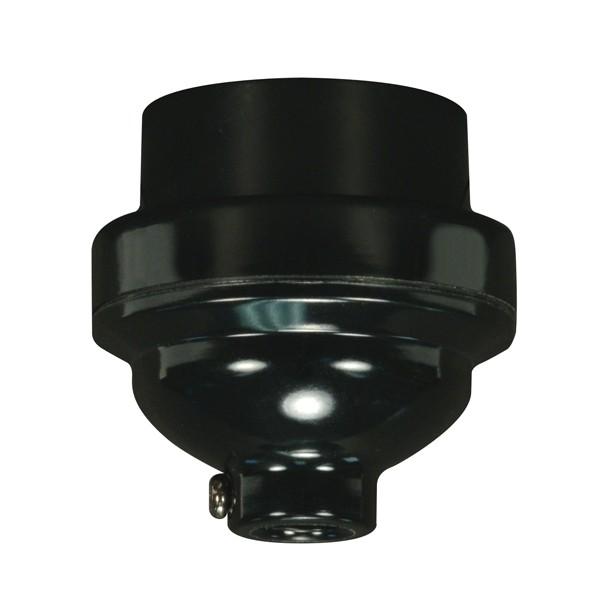 Keyless - Smooth Phenolic (3 Piece) - 1/8 IP Cap With Set Screw - 2" Height - 1-1/2" Diameter - 660W - 250V