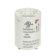 Smooth Phenolic Electronic Self-Ballasted CFL Lampholder - 277V, 60Hz, 0.23A - 18W G24q-2 And GX24q-2 - 2" Height - 1-1/2" Width