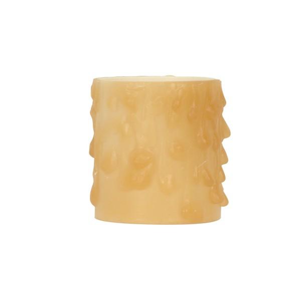 Bee's Drip (Bee's Wax) Edison Base - Amber (Honey) - 1-1/4" Inside Diameter - 1-9/16" Outside Diameter - 40W Max - 1-5/8" Height