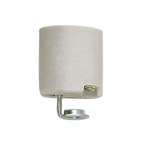 Porcelain Socket With 1/8 IPS Hickey - CSSNP (Glazed) Screw Shell - 660W - 250V