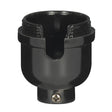 1/8 IP Cap Only - Phenolic - 1/2 Uno Thread - With Set Screw - For Turn Knob And Pull Chain With Plastic Bushing