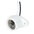 Keyless Porcelain Recessed Socket With Pre-Wired - 2" Center And With Wireway - 6" Leads - Glazed - 660W - 250V