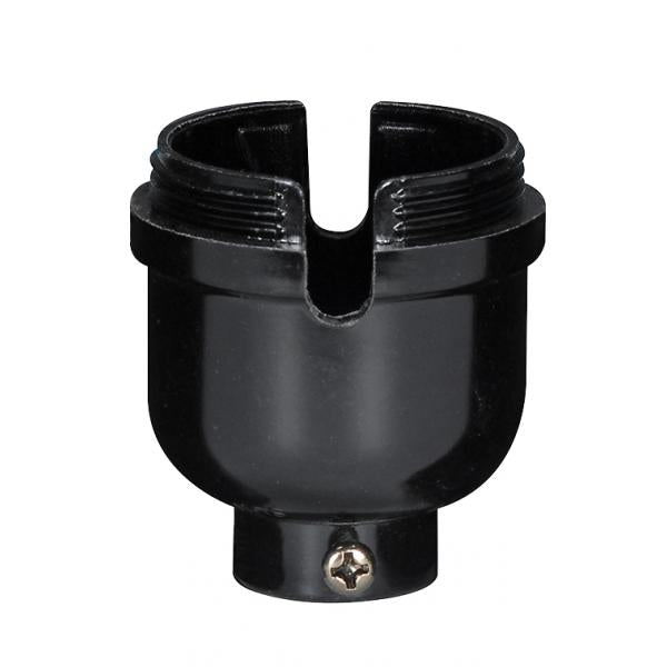 1/8 IP Cap Only - Phenolic - 1/2 Uno Thread - With Set Screw - For Push Thru With Plastic Bushing