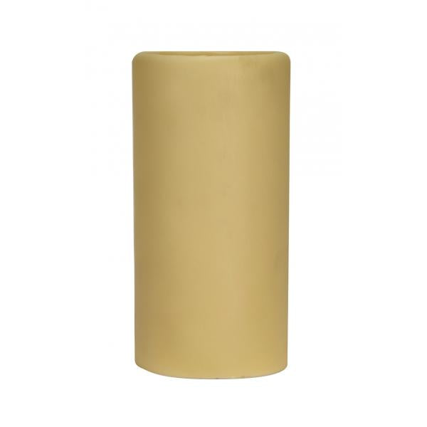 Edison Base Oversize Resin - Ivory Smooth Finish - 2-1/2" Inside Diameter - 3" Diameter - 6" Height