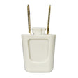 Quick Connect Plug - Ivory Finish - Polarized - 18/2-SPT-1 - 6A - 125V