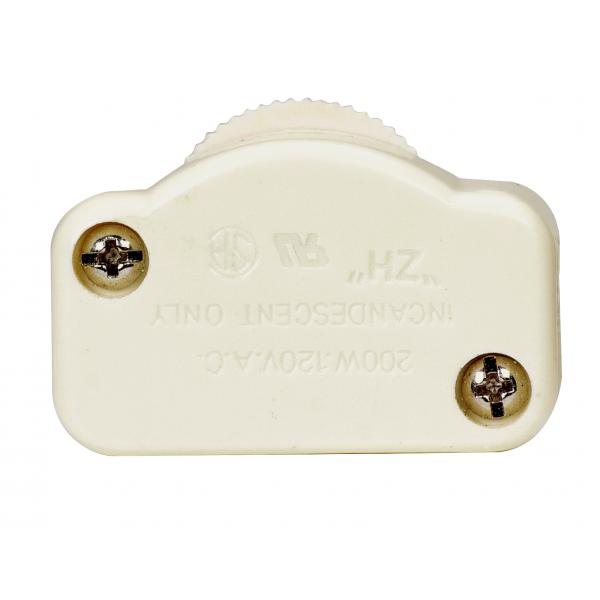 200W Hi-Low Dimmer for 18/2 SPT-1 - 200W - 120V - Ivory Finish