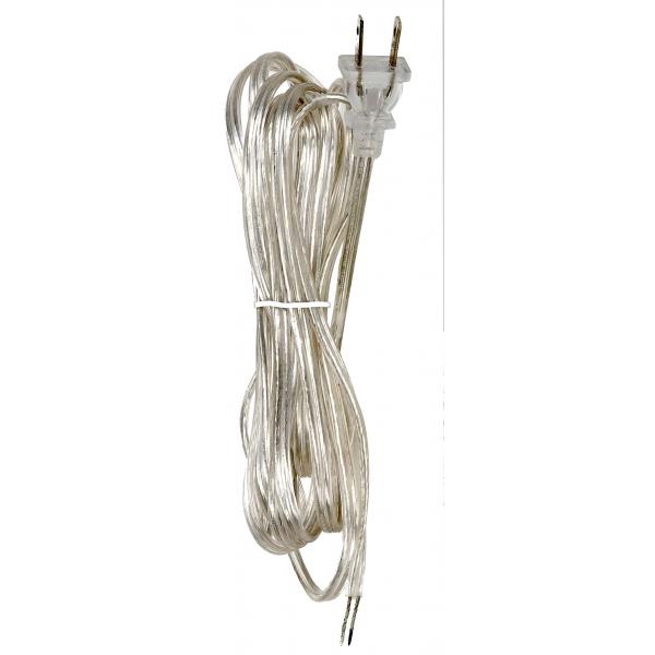 Cord Set - Silver - 12 Foot - With Warning Label