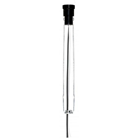 Phenolic Candelabra Base Socket With Wire Leads - 3/4" Diameter - 6" Flange - 40" Leads 105C - 75W - 125V