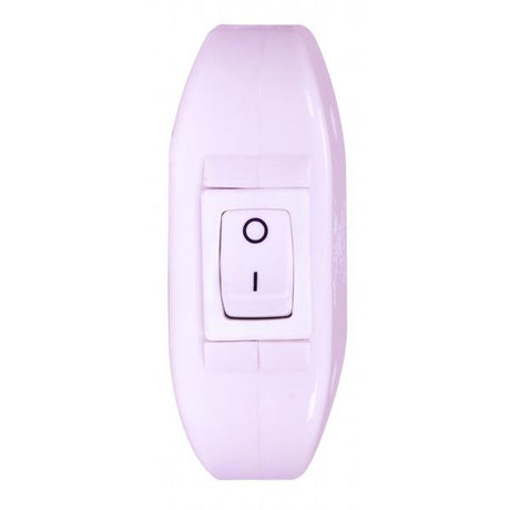 Heavy Duty Feed Thru Switch - White - 6A - 120V
