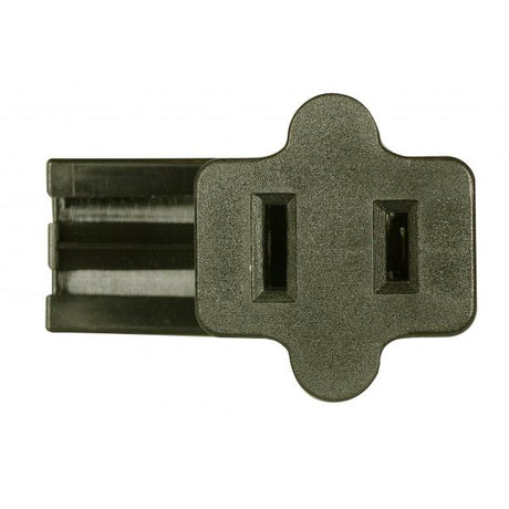 Female Slide Plug - Polarized 18/2 SPT-2 - 6A-125V - Brown Finish