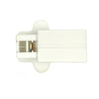 Female Slide Plug - Polarized 18/2 SPT-2 - 6A-125V - White Finish