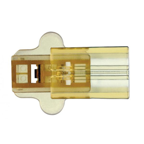 Female Slide Plug - Polarized 18/2 SPT-2 - 6A-125V - Clear Gold Finish