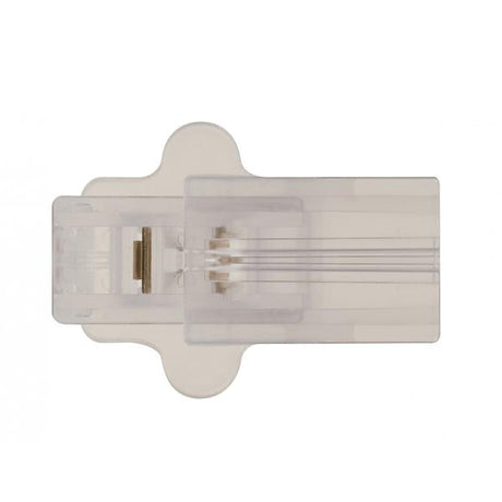 Female Slide Plug - Polarized 18/2 SPT-2 - 6A-125V - Clear Silver Finish
