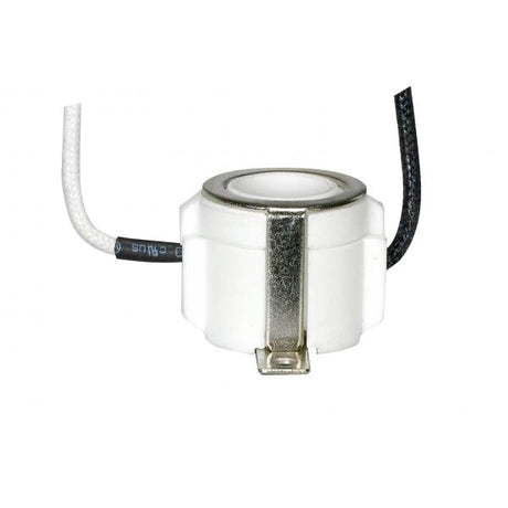 Mini Can Halogen Socket - Side Wired - E11 Base - Screw Mount Bracket - 18" Leads - 3/4" Height - 11/16" Diameter - 1000W - 250V