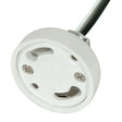 CFL Self Ballast For GU24 - 60" 18 AWM 105C Leads - U-Channel - 1/8 IP Hickey - 1-1/4" Height