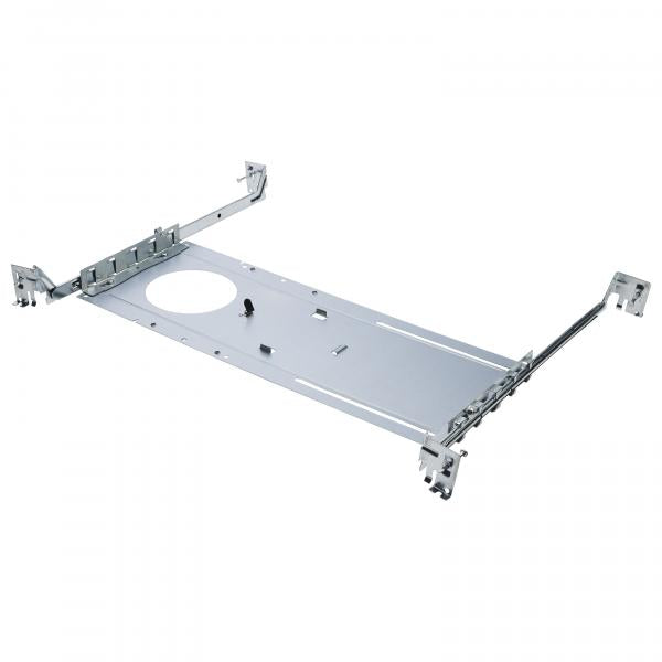 New Construction Mounting Plate with Hanger Bars for T-Grid or Stud/Joist mounting of 3.5-inch Recessed Downlights - Up to 3.625-inch hole diameter