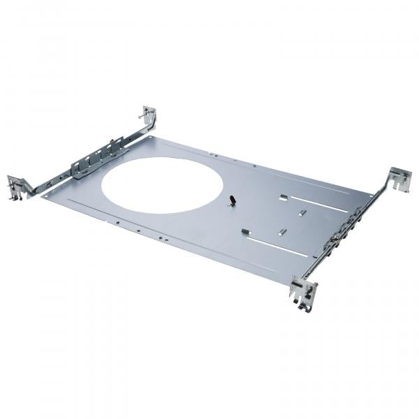 New Construction Mounting Plate with Hanger Bars for T-Grid or Stud/Joist mounting of 8-inch Recessed Downlights - Up to 8.125-inch hole diameter