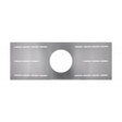 New Construction Mounting Plate for Stud/Joist mounting of 6-inch Recessed Downlights - Up to 5.688-inch hole diameter