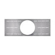 New Construction Mounting Plate for Stud/Joist mounting of 8-inch Recessed Downlights - Up to 8.063-inch hole diameter