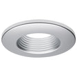 Deep Baffle Trim - 4 Inches - Brushed Nickel Finish