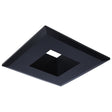 Deep Baffle Trim - 5/6 Inch Square - Black Finish