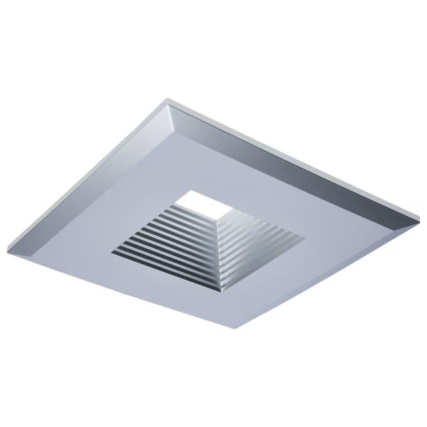 Deep Baffle Trim - 5/6 Inch Square - Brushed Nickel Finish