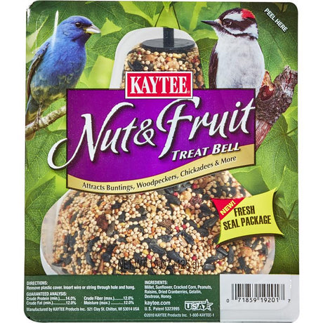 Kaytee Nut & Fruit Songbird Millet Seed Bell 15 oz