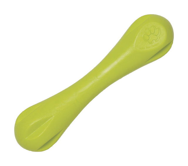 West Paw Zogoflex Green Plastic Hurley Bone Chew Dog Toy Large in. 1 pk