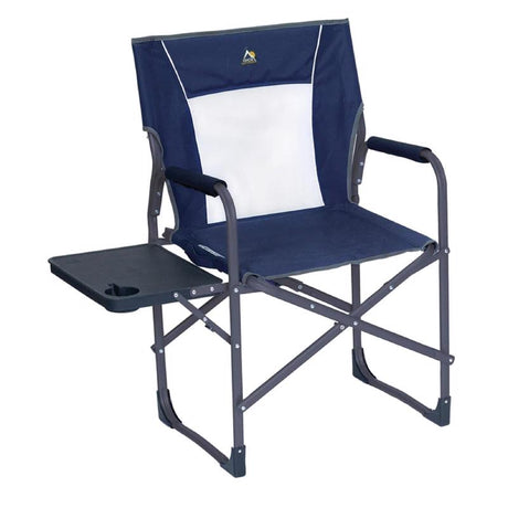 GCI Outdoor Slim-Fold Navy Blue Director's Folding Chair