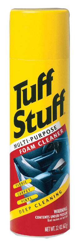 Tuff Stuff Carpet/Fabric/Vinyl Multi-Purpose Cleaner Foam 22 oz