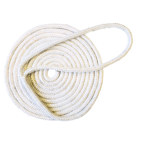 Tommy Docks 3/8 in. D X 15 ft. L White Diamond Braided Nylon Dock Line