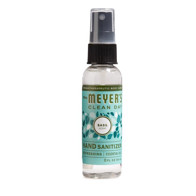 Mrs. Meyer's Clean Day Basil Scent Liquid Hand Sanitizer 2 oz