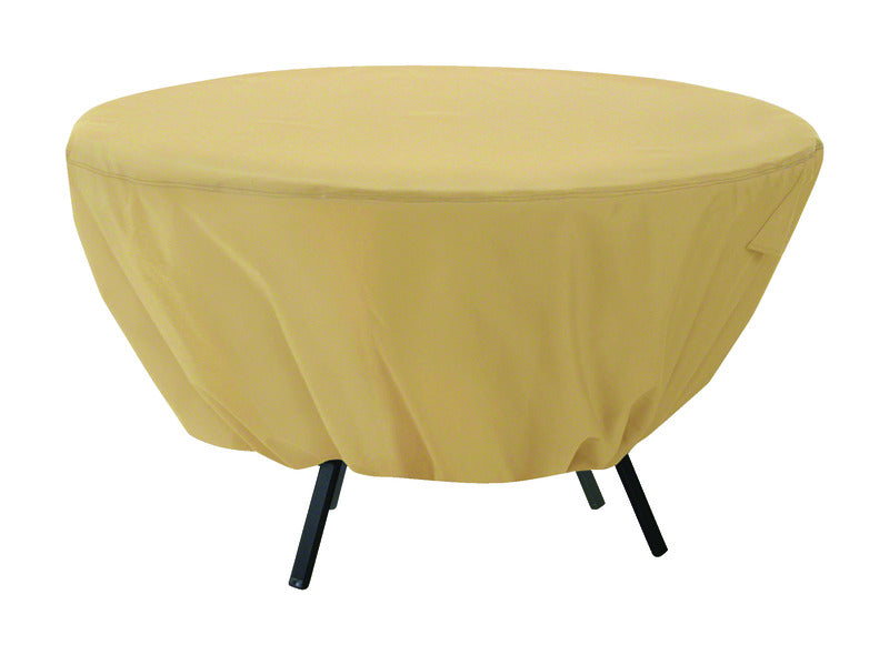 Classic Accessories Terrazzo 23 in. H X 50 in. W X 50 in. L Brown Polyester Table Cover